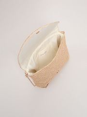 Phase Eight Natural Straw Clutch Bag - Image 4 of 7