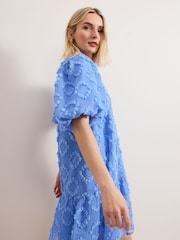 Phase Eight Blue Bella Mini Dress - Image 6 of 7