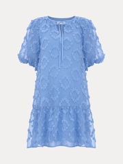 Phase Eight Blue Bella Mini Dress - Image 7 of 7