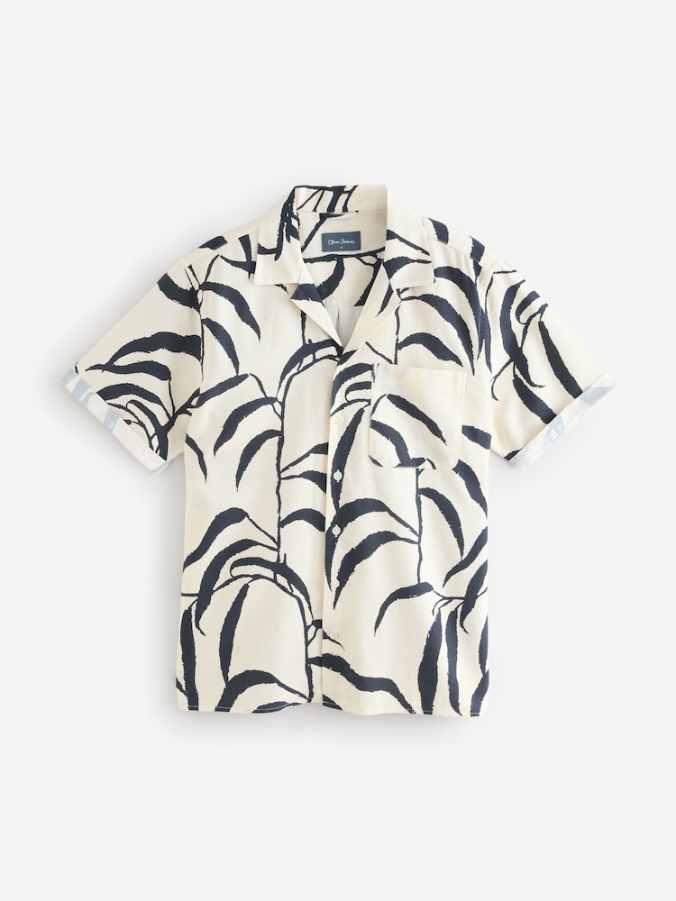 Oliver Sweeney Natural 100% Cotton Riviera Shirt - Image 4 of 4