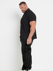 BadRhino Big & Tall Black Loose Fit Stretch Jeans - Image 2 of 5