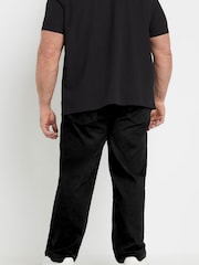 BadRhino Big & Tall Black Loose Fit Stretch Jeans - Image 3 of 5
