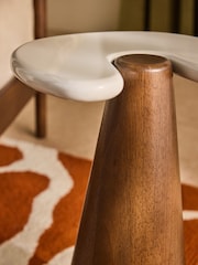 MADE.COM Dark Brown Finlo Side Table - Image 3 of 5