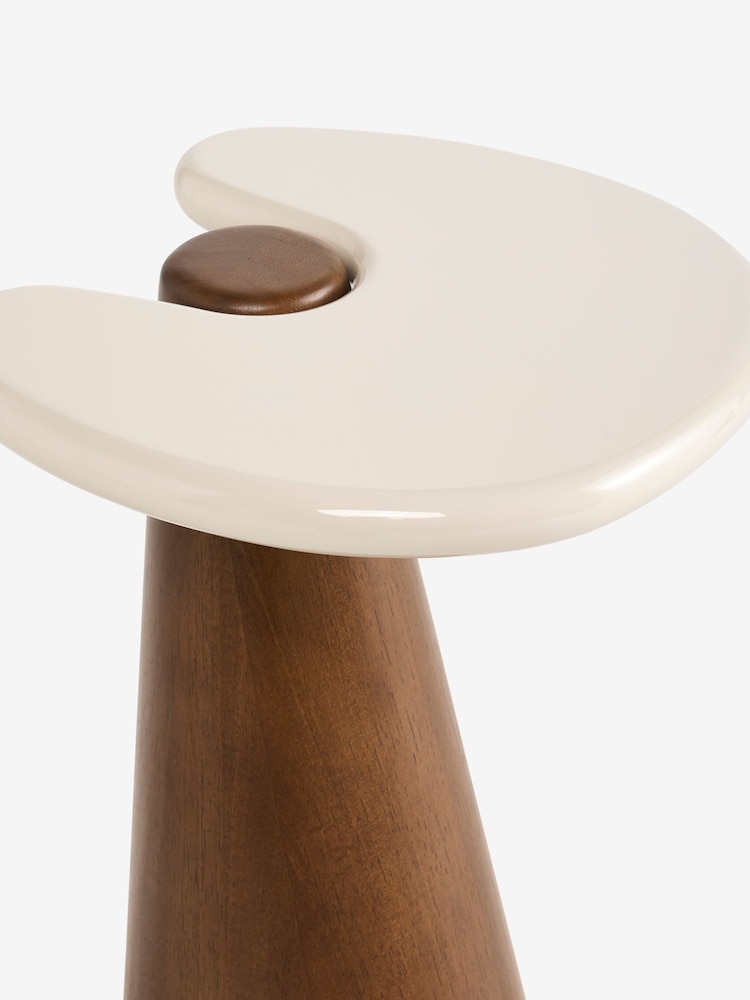 MADE.COM Dark Brown Finlo Side Table - Image 5 of 5