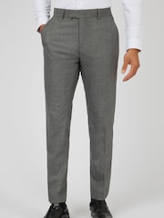Ted Baker Tailoring Grey Blake Texture Trousers - Image 1 of 3