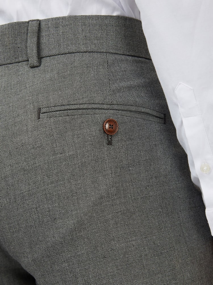 Ted Baker Tailoring Grey Blake Texture Trousers - Image 3 of 3