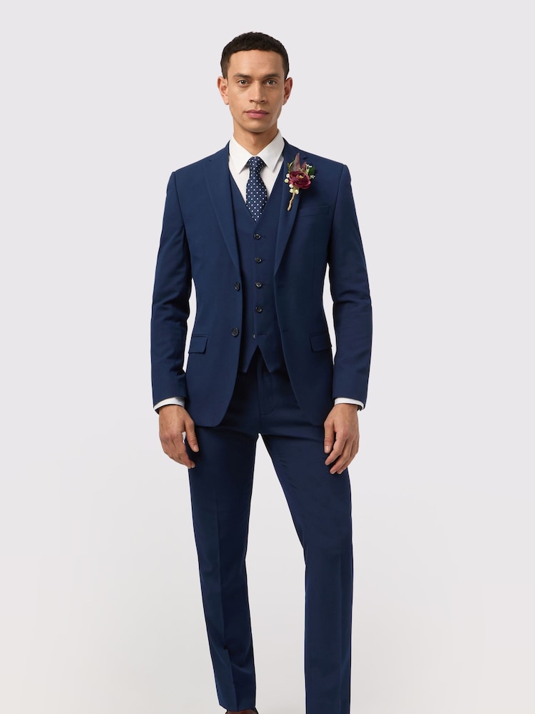 Ted Baker Tailoring Blue Montrose Jacket - Image 3 of 5
