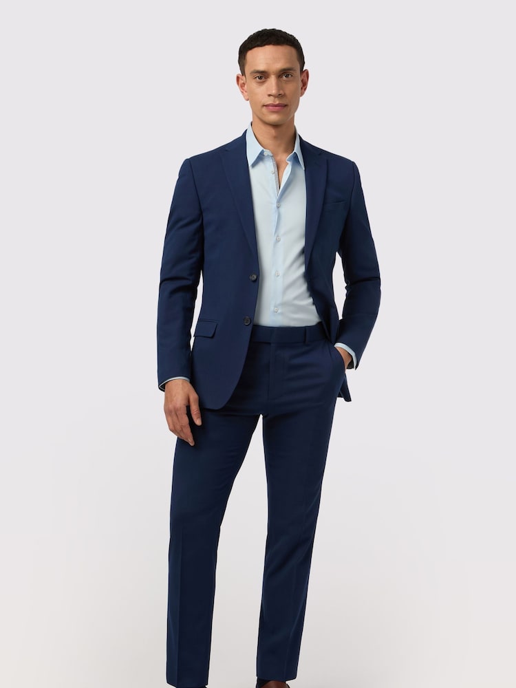 Ted Baker Tailoring Blue Montrose Jacket - Image 4 of 5