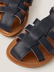 Monsoon Blue Leather Fisherman Sandals - Image 3 of 3