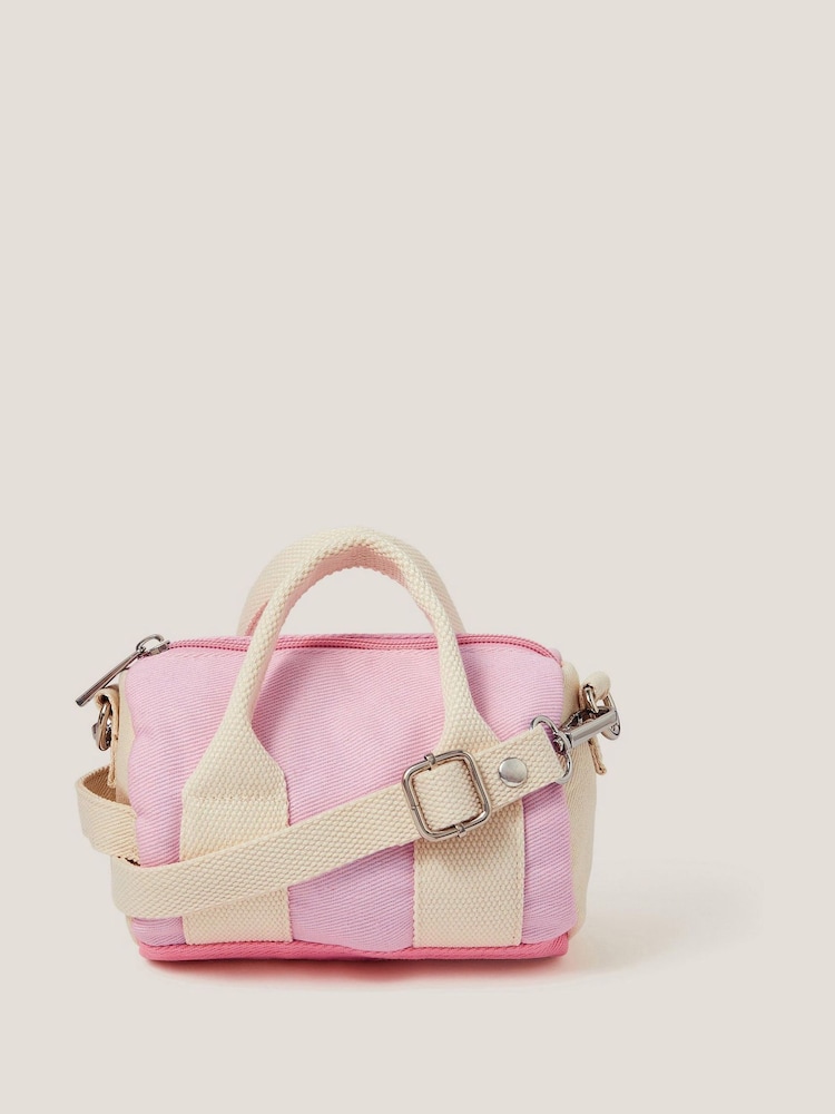 Monsoon Pink Mini Bowling Bag - Image 1 of 4