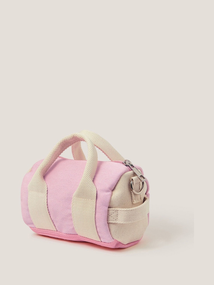 Monsoon Pink Mini Bowling Bag - Image 2 of 4