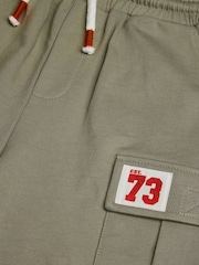 Monsoon Green Jersey Cargo 100% Cotton Shorts - Image 3 of 3