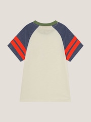 Monsoon Natural Tiger Raglan 100% Cotton T-Shirt - Image 2 of 3