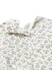 Benetton Baby Purple Printed Top and Leggings Set - Image 3 of 3