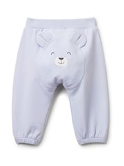 Benetton Baby Blue Appliqué Animal Jersey Trousers - Image 2 of 3