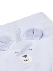 Benetton Baby Blue Appliqué Animal Jersey Trousers - Image 3 of 3