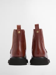 Barbour® Brown Delfina Leather Chelsea Boot - Image 3 of 7