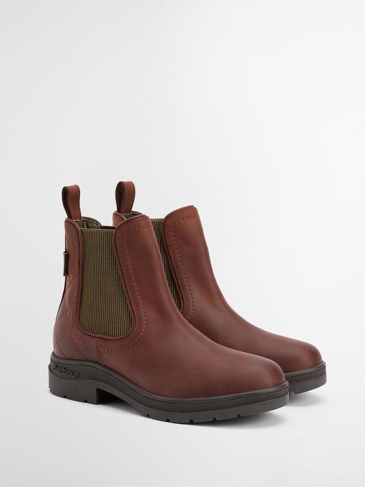 Barbour® Brown Amble Leather Chelsea Boot - Image 2 of 7 Barbour® Brown Amble Leather Chelsea Boot - Image 2 of 7