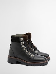 Barbour® Black Bamburgh Leather Hiker Boot - Image 2 of 7