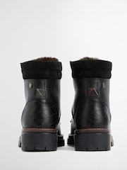 Barbour® Black Bamburgh Leather Hiker Boot - Image 3 of 7