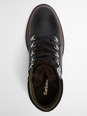 Barbour® Black Bamburgh Leather Hiker Boot - Image 6 of 7