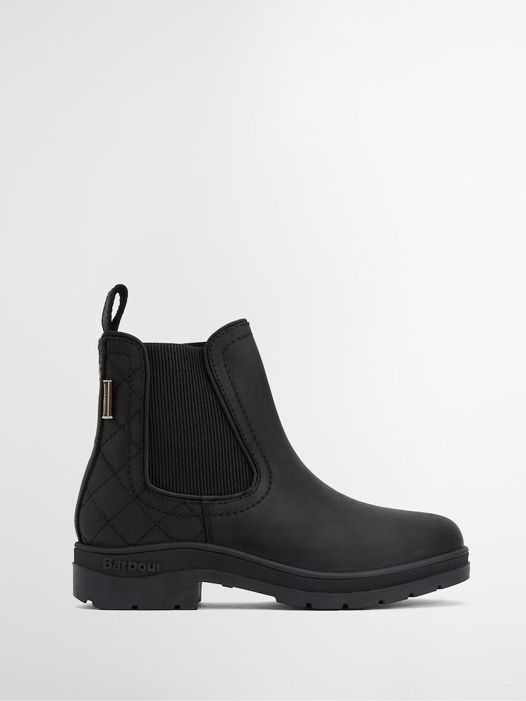 Barbour® Black Amble Leather Chelsea Boot - Image 1 of 7
