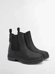 Barbour® Black Amble Leather Chelsea Boot - Image 2 of 7