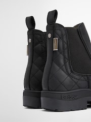 Barbour® Black Amble Leather Chelsea Boot - Image 4 of 7