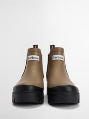 Barbour® Cream Halton Chelsea Wellington Boots - Image 3 of 6