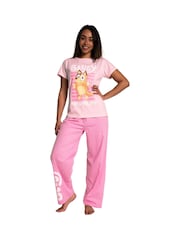 Character Pink Bluey Chili Short Sleeve 100% Cotton Pyjamas Set - Image 2 of 10