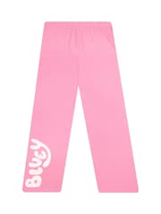 Character Pink Bluey Chili Short Sleeve 100% Cotton Pyjamas Set - Image 9 of 10