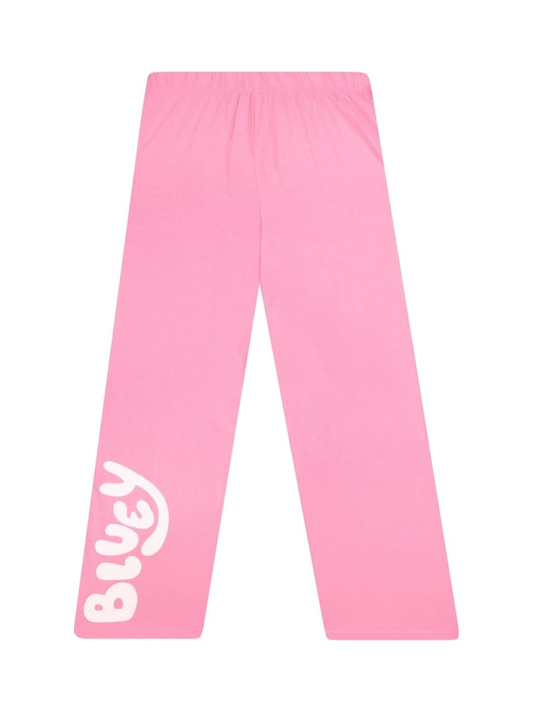 Character Pink Bluey Chili Short Sleeve 100% Cotton Pyjamas Set - Image 9 of 10