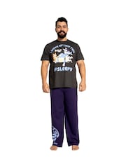 Character Blue Bluey Bandit Short Sleeve Pyjamas Set - Image 2 of 8