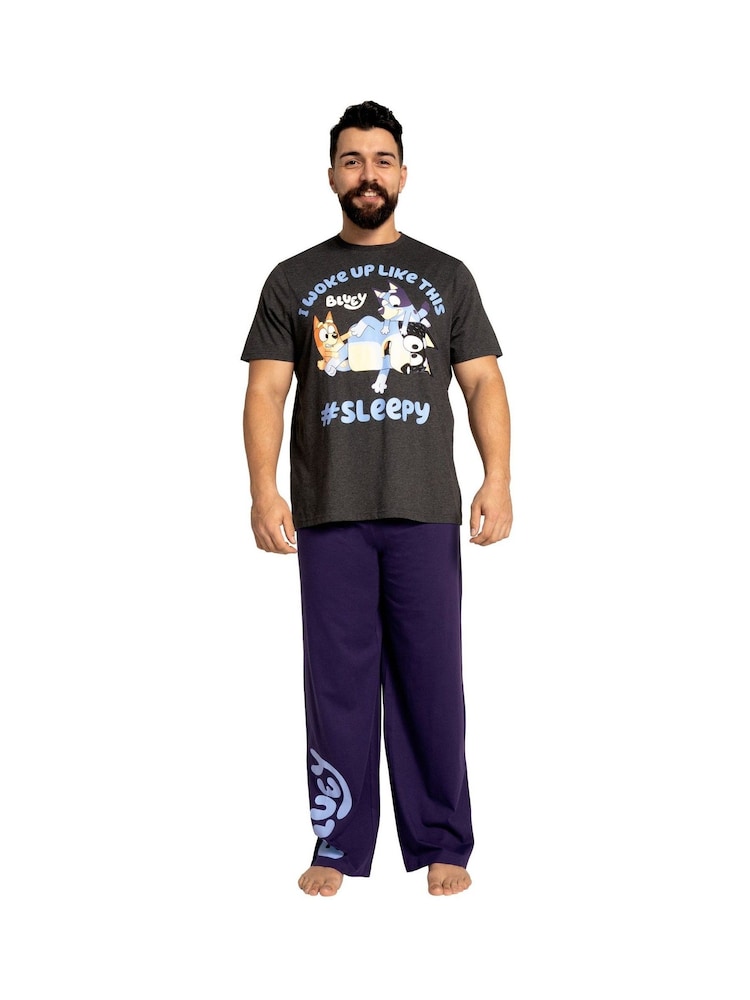 Character Blue Bluey Bandit Short Sleeve Pyjamas Set - Image 2 of 8