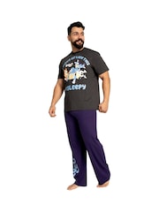 Character Blue Bluey Bandit Short Sleeve Pyjamas Set - Image 5 of 8