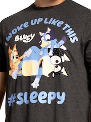 Character Blue Bluey Bandit Short Sleeve Pyjamas Set - Image 6 of 8