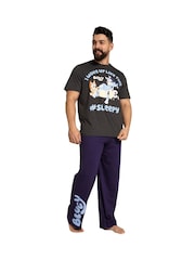 Character Blue Bluey Bandit Short Sleeve Pyjamas Set - Image 7 of 8