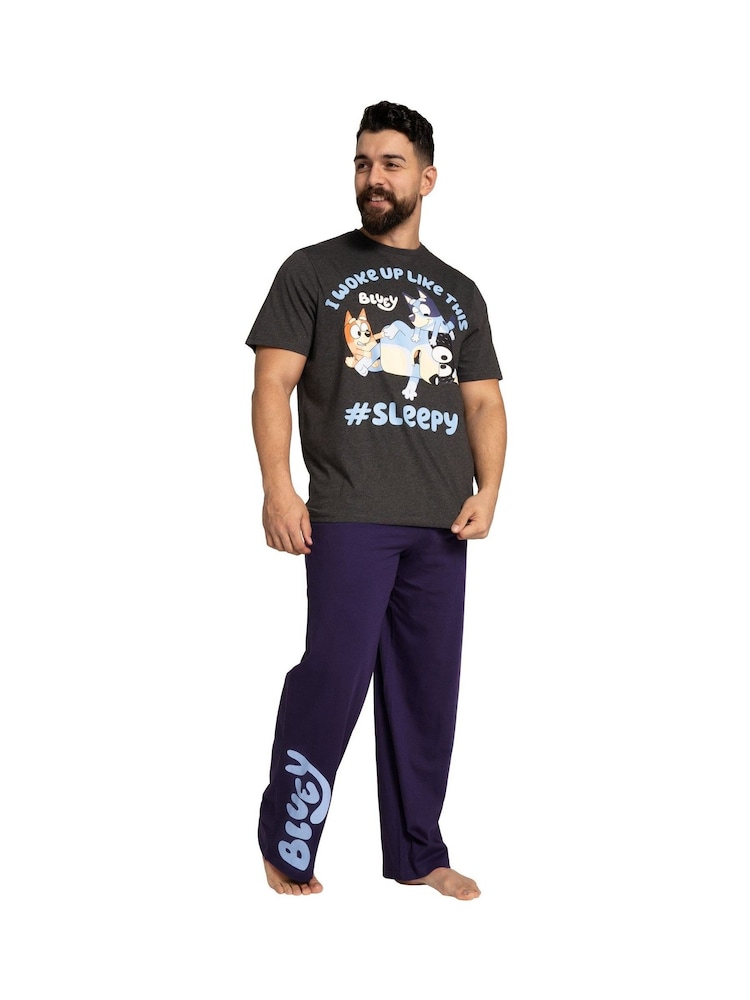 Character Blue Bluey Bandit Short Sleeve Pyjamas Set - Image 7 of 8