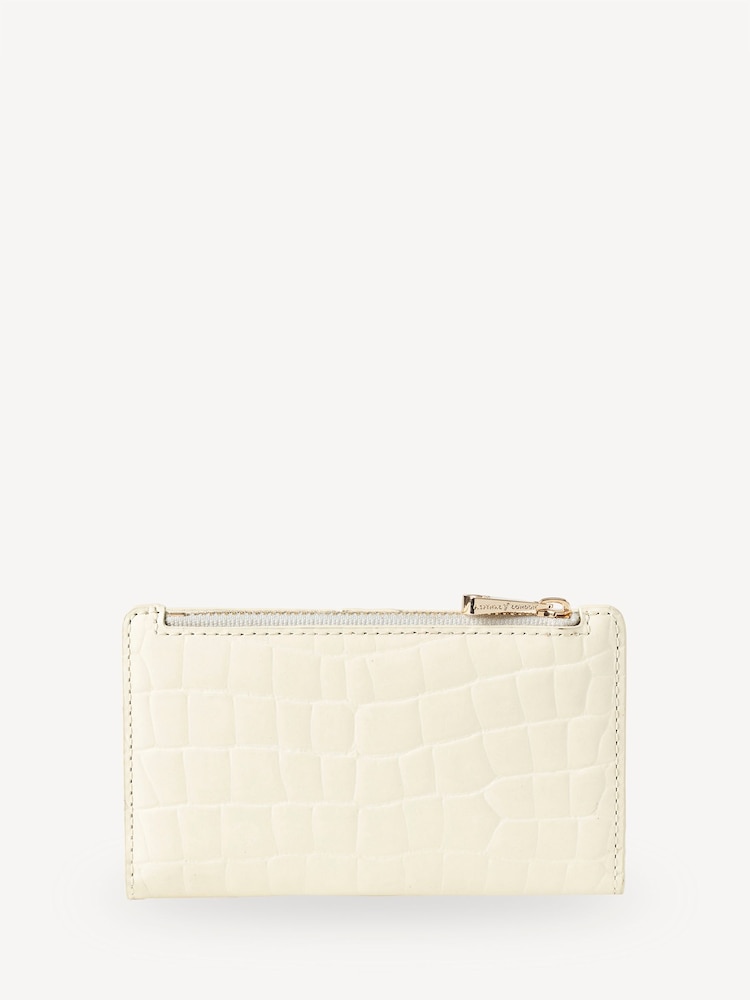 Aspinal of London White Mayfair Coin & Card Wallet Pnt Croc Leather - Image 2 of 4 Aspinal of London White Mayfair Coin & Card Wallet Pnt Croc Leather - Image 2 of 4