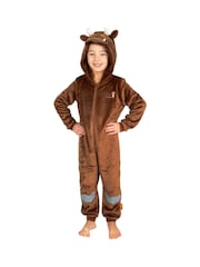 Character The Gruffalo Fleece Onesie With 3D Ears and Horns All In One - Imagen 2 de 12