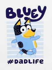 Character Blue Bluey Bandit Short Sleeve 100% Cotton Pyjamas Set - Image 10 of 10