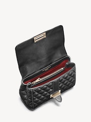 Aspinal of London Black Lottie Quilted Nappa Bag - Image 7 of 7