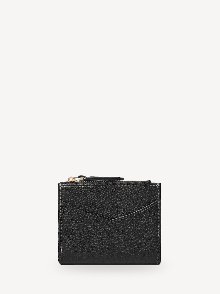 Aspinal of London Black Hudson Multi-Use Pocket Wallet Pebble Leather - Image 2 of 5 Aspinal of London Black Hudson Multi-Use Pocket Wallet Pebble Leather - Image 2 of 5