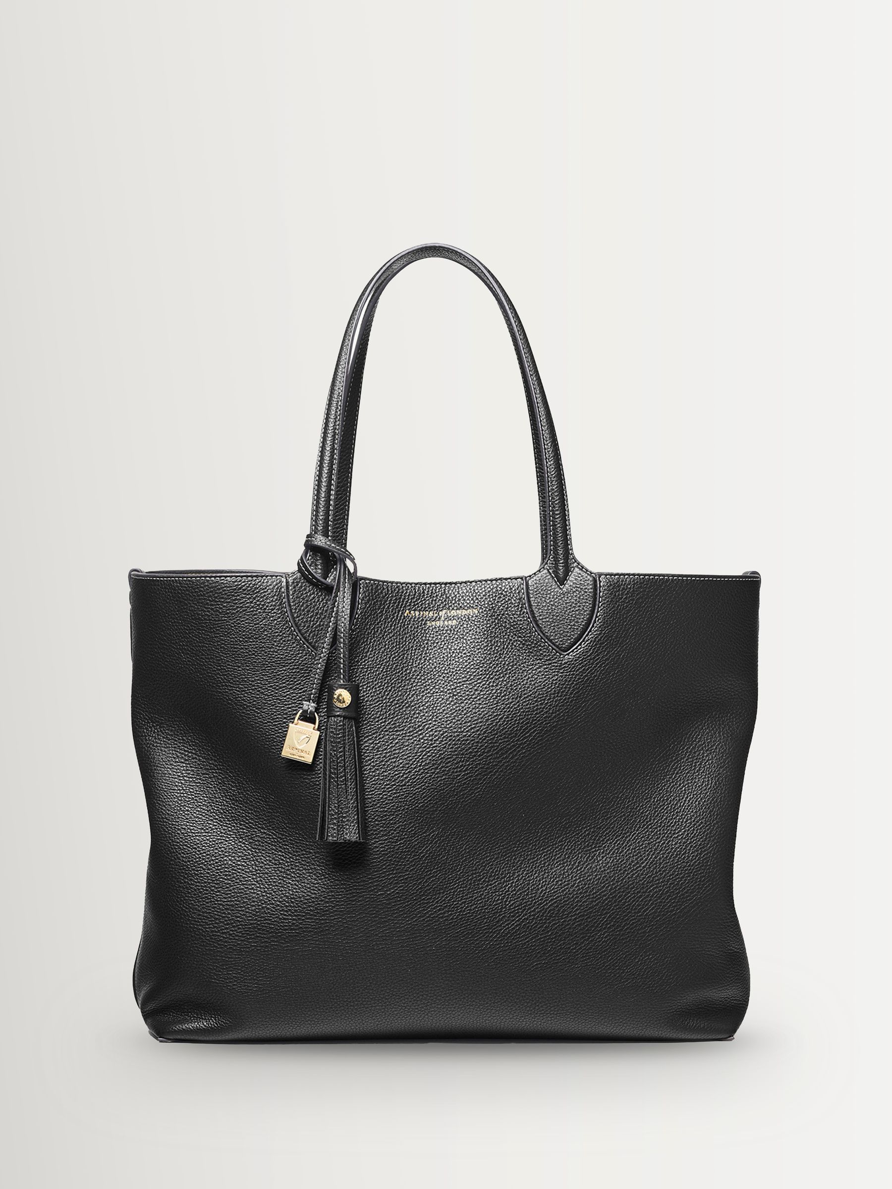 Buy Aspinal of London Black The Hudson Tote Bag from Next USA
