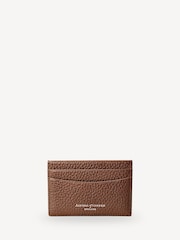 Aspinal of London Brown Slim Credit Card Case Black Grain leather Wallet - Image 2 of 3