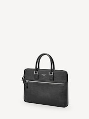 Aspinal of London Black Connaught Folio Pebble leather Bag - Image 5 of 7