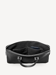 Aspinal of London Black Connaught Folio Pebble leather Bag - Image 6 of 7
