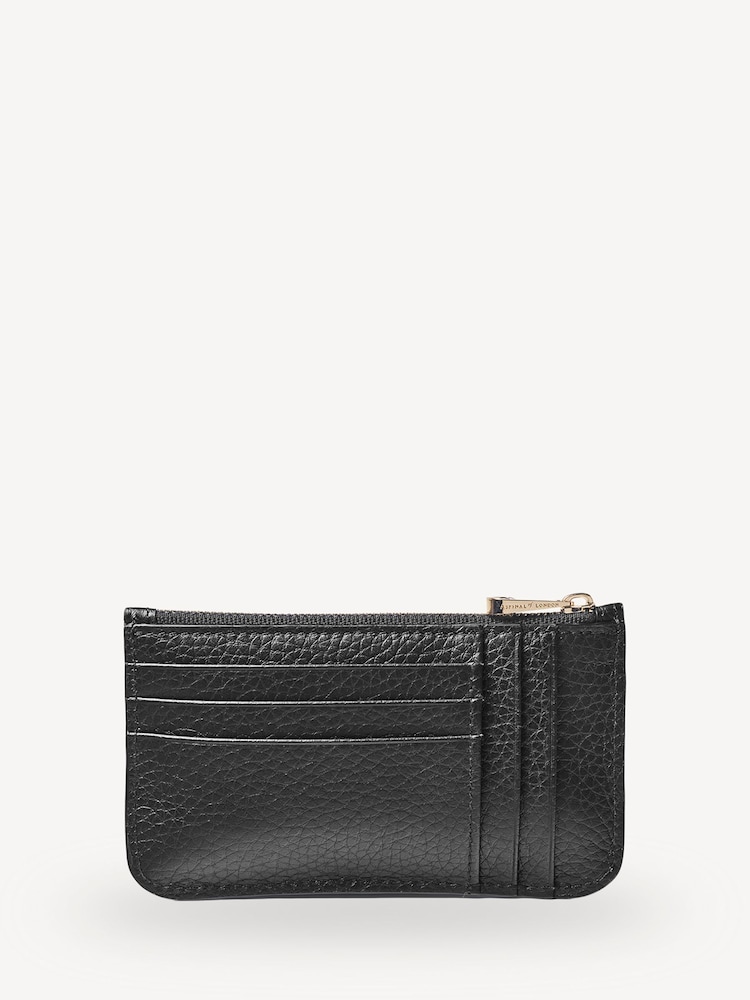 Aspinal of London Black Ella Card & Coin Holder Smooth Leather - Image 2 of 3 Aspinal of London Black Ella Card & Coin Holder Smooth Leather - Image 2 of 3