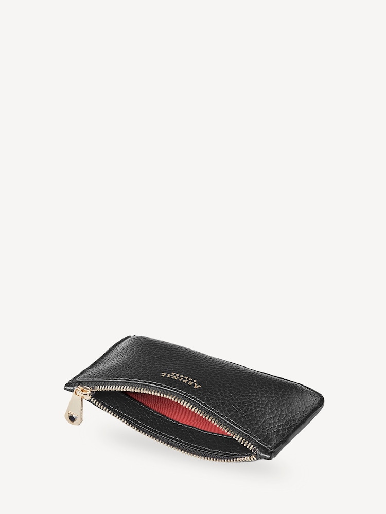 Aspinal of London Black Ella Card & Coin Holder Smooth Leather - Image 3 of 3 Aspinal of London Black Ella Card & Coin Holder Smooth Leather - Image 3 of 3
