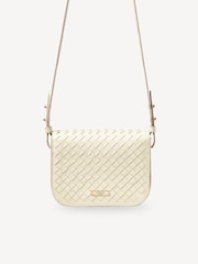 Aspinal of London White Ella Bag Slot Weave Ivory Smooth leather - Image 4 of 6